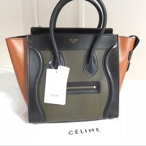 Tri Color Micro luggage Celine